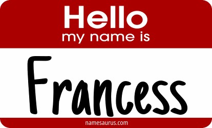 Hello my name is Francess png download