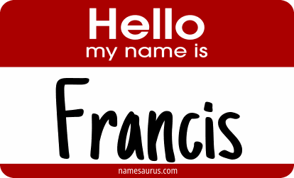 Hello my name is Francis png download