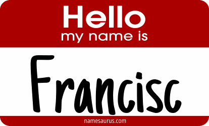 Hello my name is Francisc png download