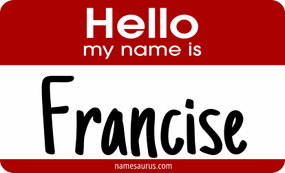 Hello my name is Francise png download