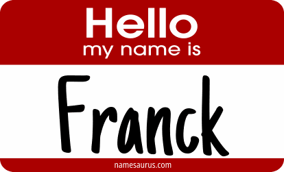 Hello my name is Franck png download