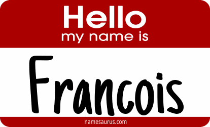 Hello my name is Francois png download