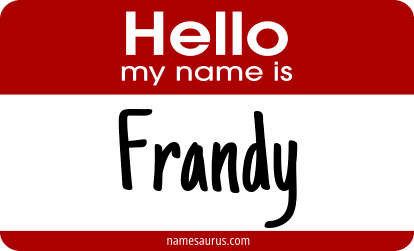 Hello my name is Frandy png download