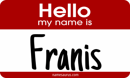 Hello my name is Franis png download
