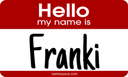 Hello my name is Franki png download