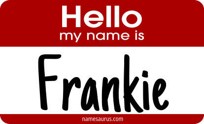 Hello my name is Frankie png download
