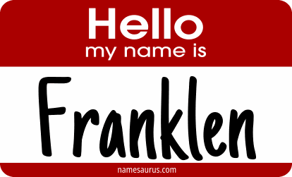 Hello my name is Franklen png download