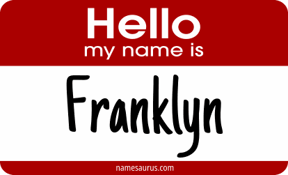 Hello my name is Franklyn png download