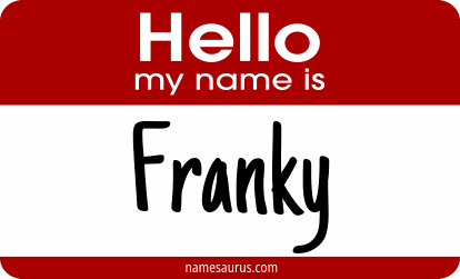 Hello my name is Franky png download