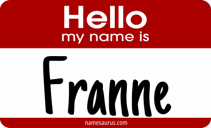 Hello my name is Franne png download