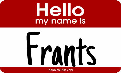 Hello my name is Frants png download