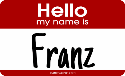 Hello my name is Franz png download