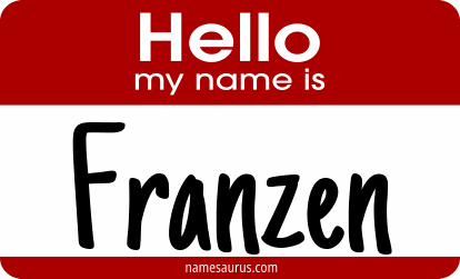 Hello my name is Franzen png download