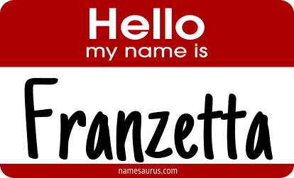 Hello my name is Franzetta png download