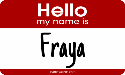 Hello my name is Fraya png download