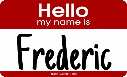 Hello my name is Frederic png download
