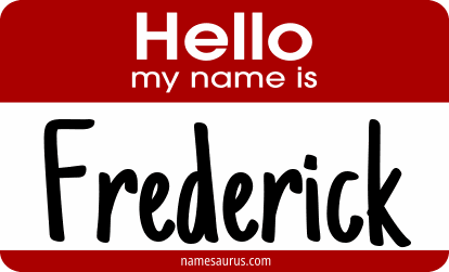 Hello my name is Frederick png download