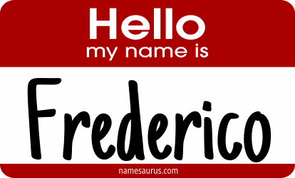 Hello my name is Frederico png download