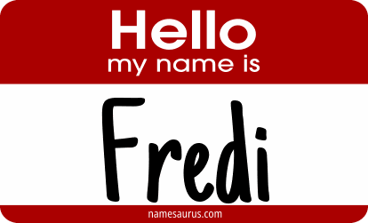 Hello my name is Fredi png download