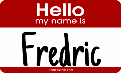 Hello my name is Fredric png download