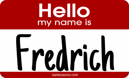 Hello my name is Fredrich png download