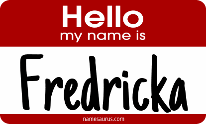Hello my name is Fredricka png download