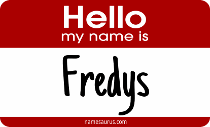 Hello my name is Fredys png download