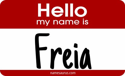 Hello my name is Freia png download