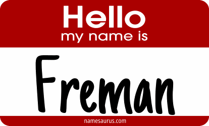 Hello my name is Freman png download