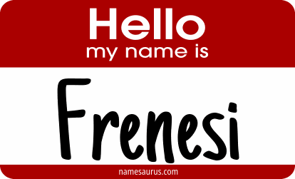 Hello my name is Frenesi png download