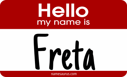Hello my name is Freta png download