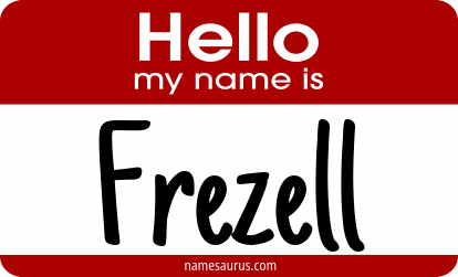Hello my name is Frezell png download