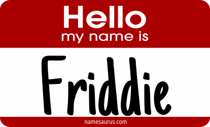 Hello my name is Friddie png download