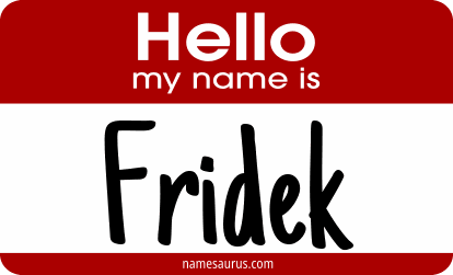 Hello my name is Fridek png download