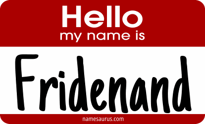 Hello my name is Fridenand png download