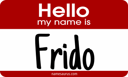 Hello my name is Frido png download