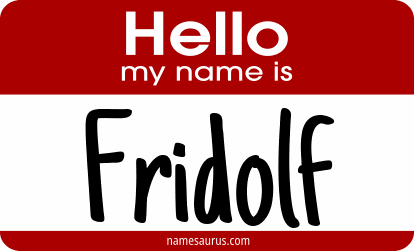 Hello my name is Fridolf png download
