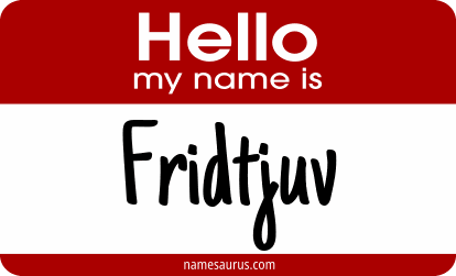 Hello my name is Fridtjuv png download