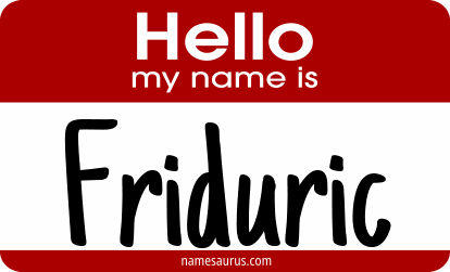 Hello my name is Friduric png download