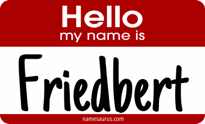 Hello my name is Friedbert png download