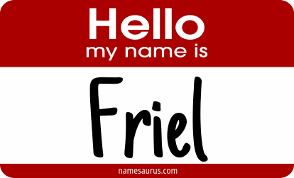 Hello my name is Friel png download