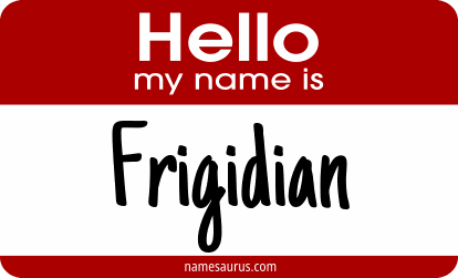 Hello my name is Frigidian png download