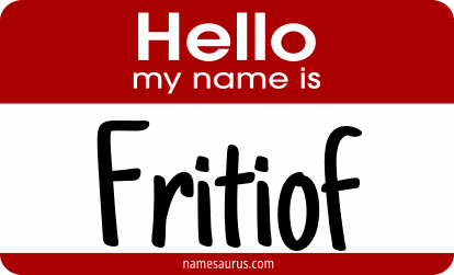 Hello my name is Fritiof png download