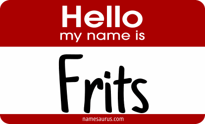 Hello my name is Frits png download