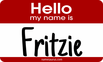 Hello my name is Fritzie png download