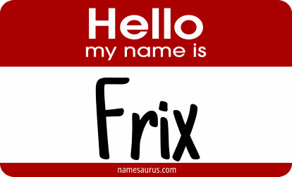 Hello my name is Frix png download