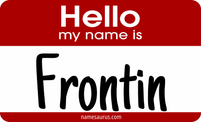 Hello my name is Frontin png download