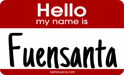 Hello my name is Fuensanta png download