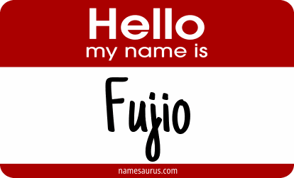 Hello my name is Fujio png download