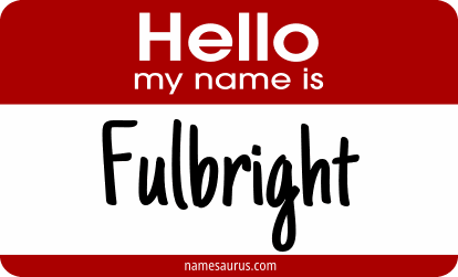 Hello my name is Fulbright png download